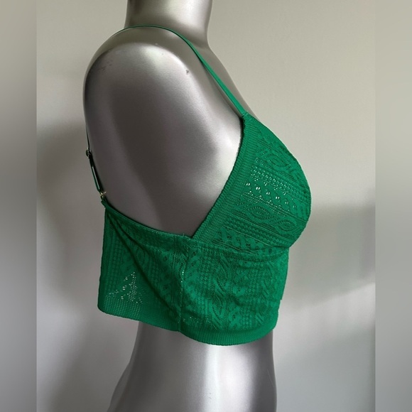 🆕Aerie Cable Lace Long Bralette - Picture 5 of 16